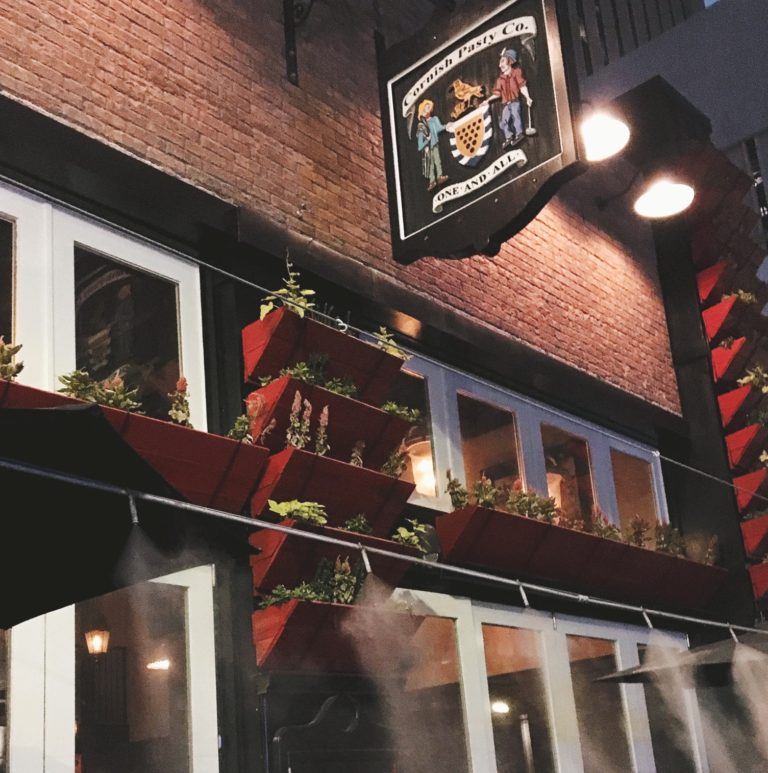 Cornish Pasty Co. Exterior and sign