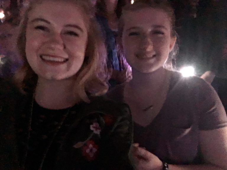 Hannah and Meg at Reputation Tour