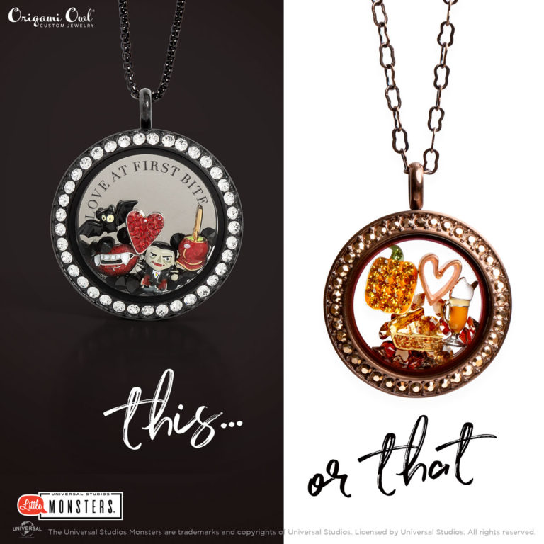 Origami Owl Fall Lockets 2018