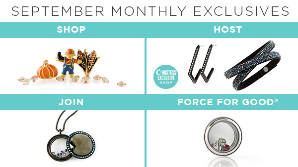 September Origami Owl Exclusives
