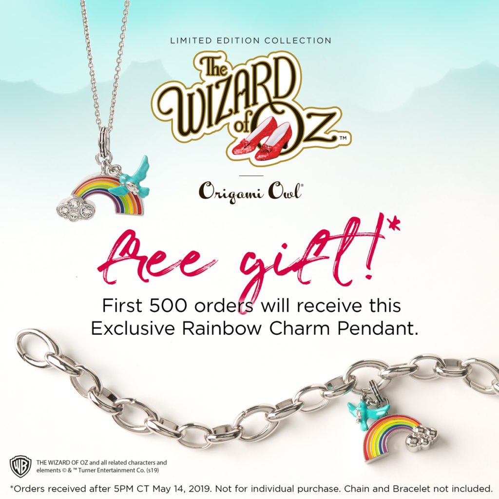 Origami Owl free gift with first 500 purchases