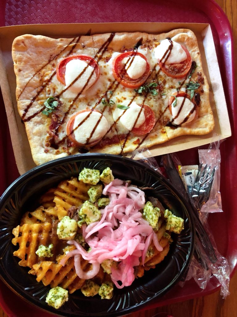 Meal Spread at Red Rose Tavern, Disneyland