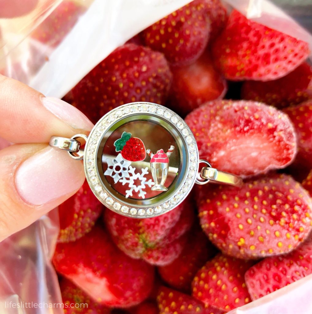 Origami Owl Freezer Strawberry Locket Bracelet