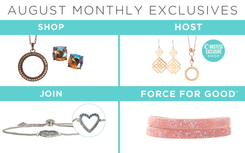 Origami Owl August 2019 Specials