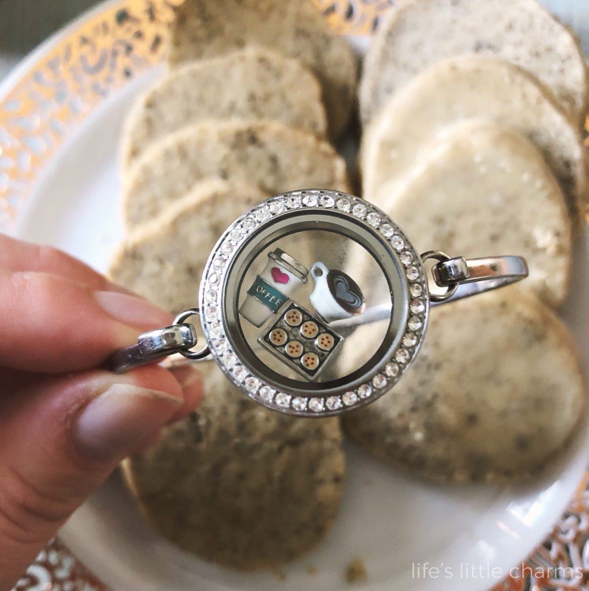 Coffee Shortbread Cookies