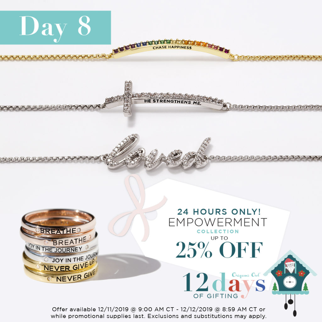 Origami Owl 12 days of gifting 2019 Day 8