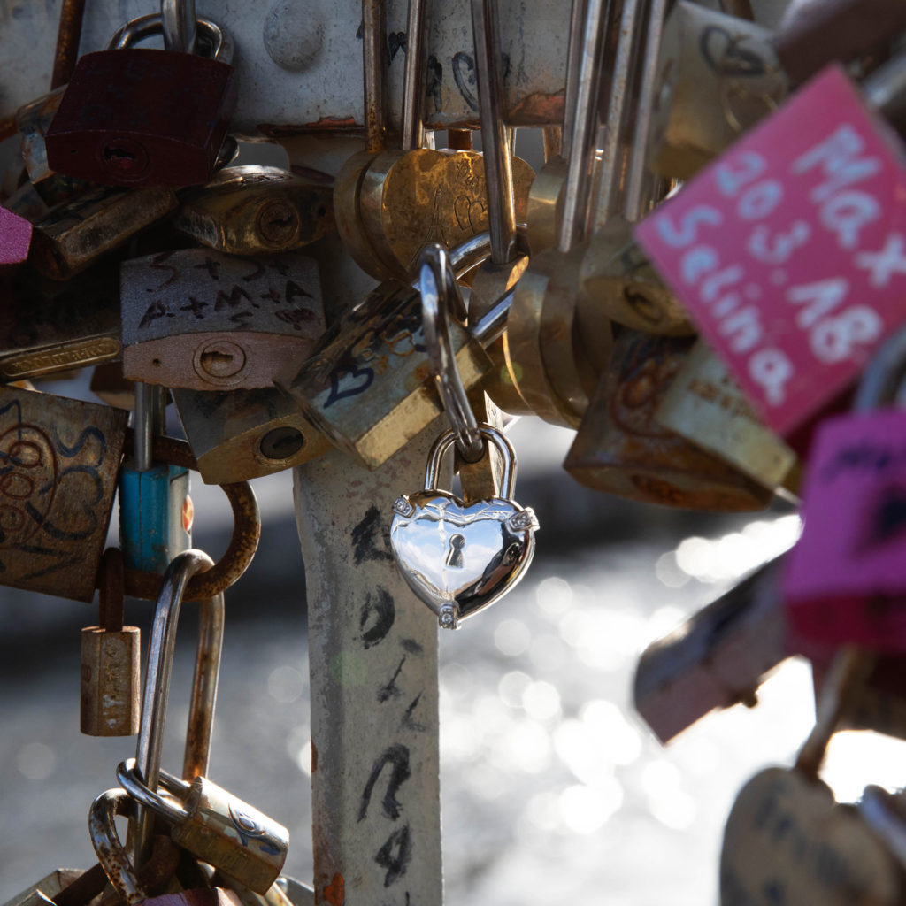 Origami Owl Locket on Bridge in Paris