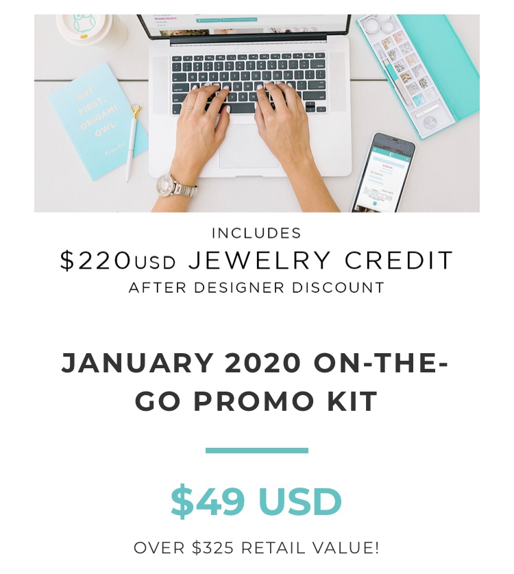 Join Origami Owl in Janurary 2020 and get Double Shopping Credits! 