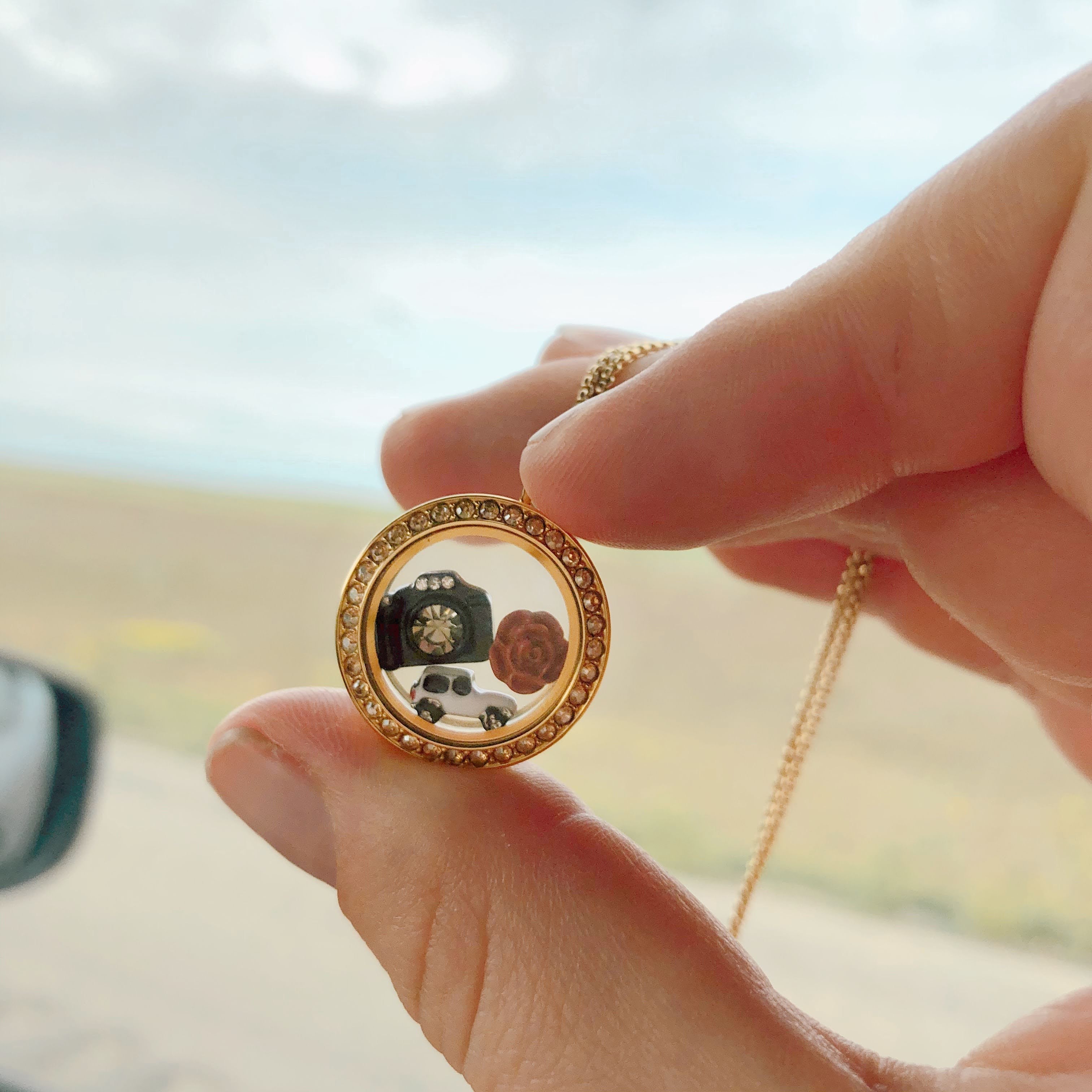 Picture perfect road trip Origami Owl locket