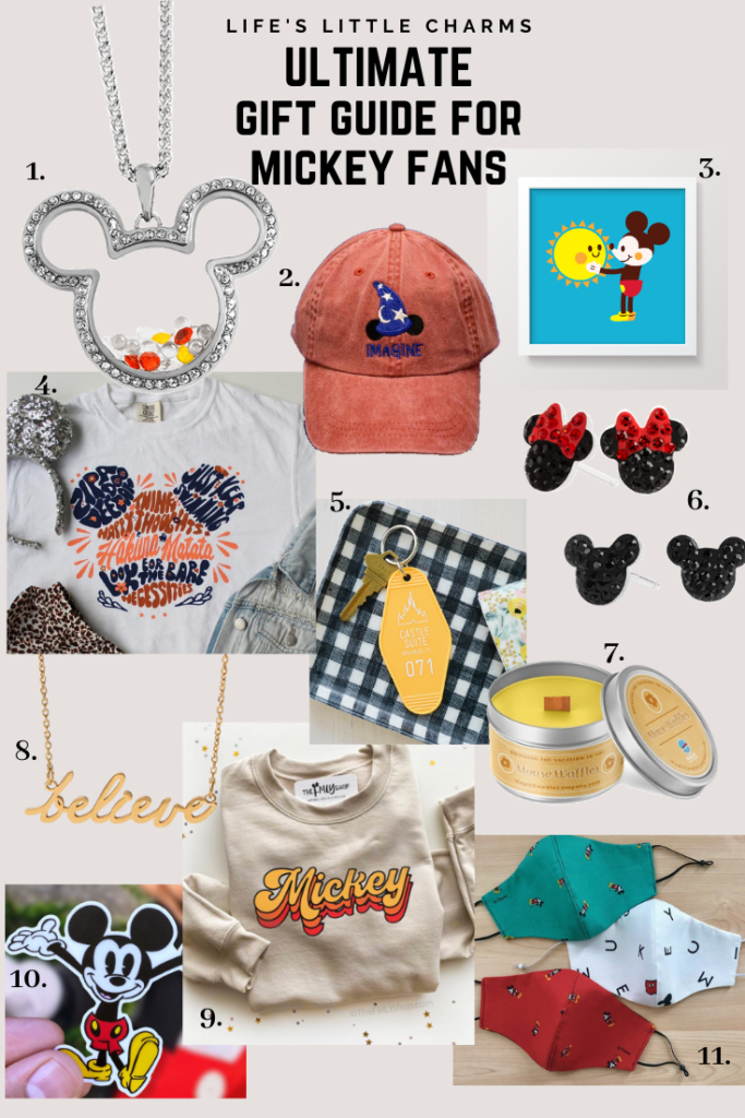 Ultimate gift guide for Mickey Fans infographic